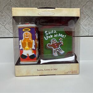 Hallmark “Santa, Look at Me” Boxed Ornaments